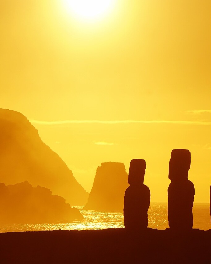 easter island, rapa nui, sculpture, to travel, moai, mohai, figure, sunrise, stone, statue, ancient, nature, meditate, easter island, easter island, easter island, easter island, easter island, moai