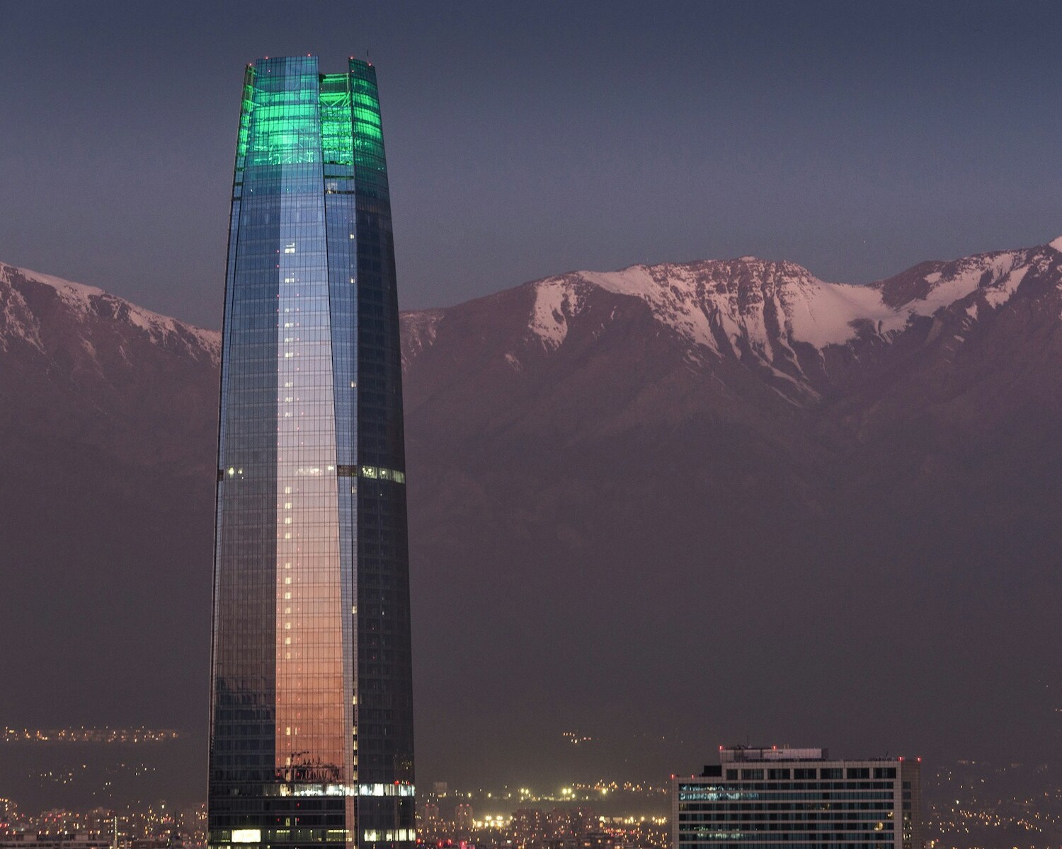 landscape photography of glass building